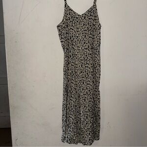 Floral Black and White Kids Romper
